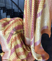 Pure Khaddi Georgette Banarasi Saree - The Handlooms