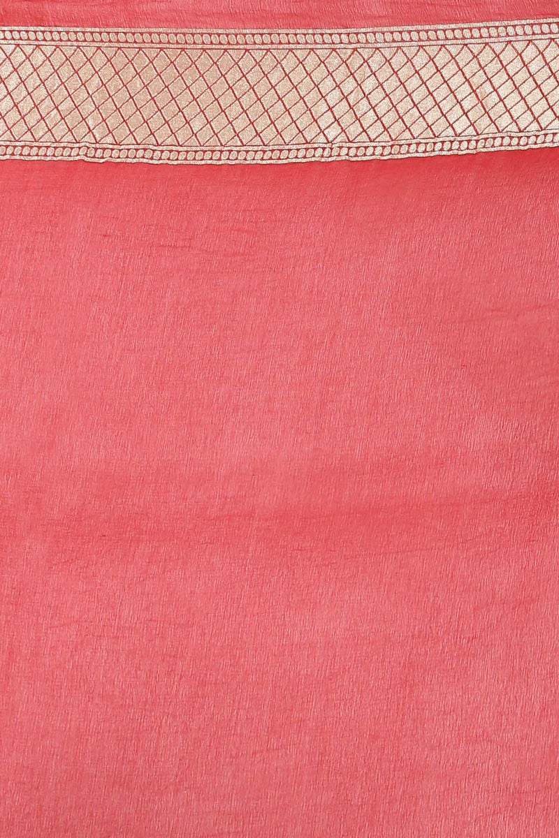 Khaddi Georgette Handloom Banarasi Saree - Black - The Handlooms