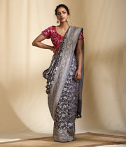 Khaddi Georgette Banarasi Saree - The Handlooms