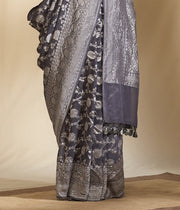 Khaddi Georgette Banarasi Saree - The Handlooms
