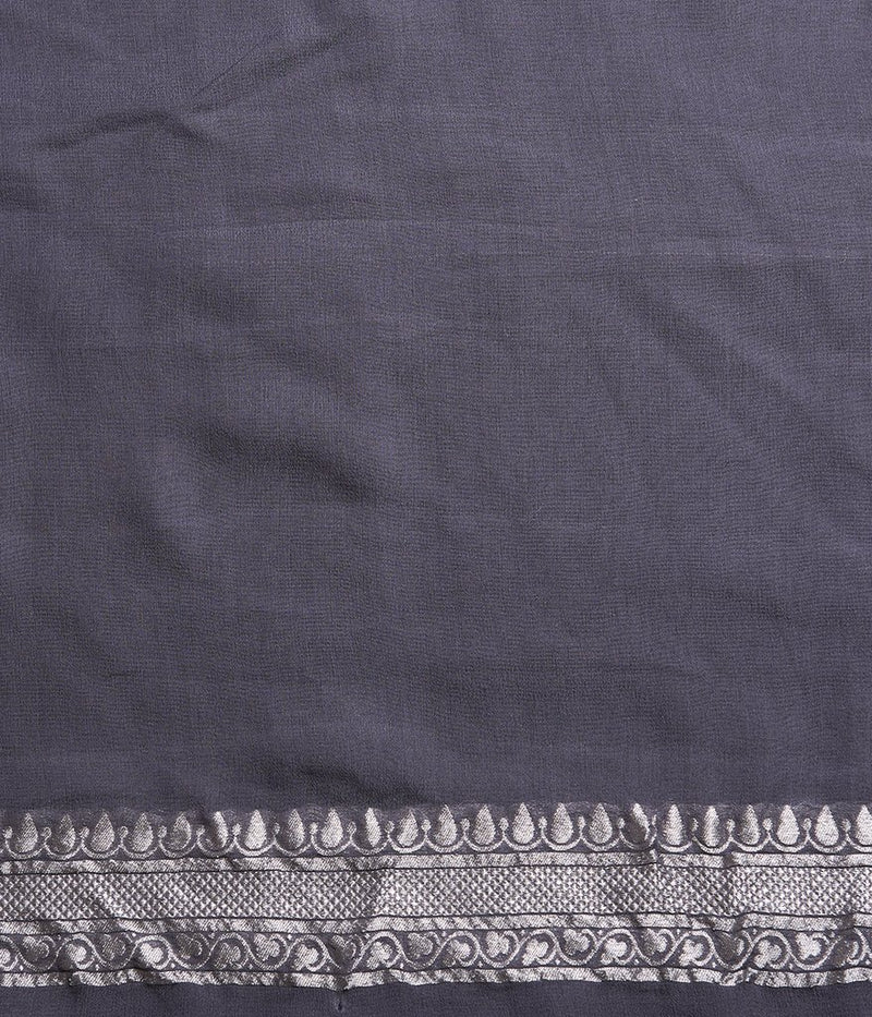 Khaddi Georgette Banarasi Saree - The Handlooms