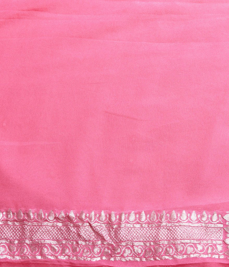 Khaddi Georgette Banarasi Saree - The Handlooms