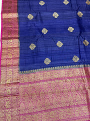 Pure Tussar Silk Handloom Banarasi Saree - The Handlooms