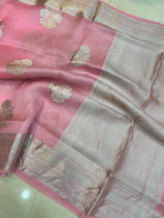 Pure Kora Handloom Banarasi Saree - The Handlooms