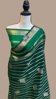 Pure Kora Handloom Banarasi Saree - The Handlooms