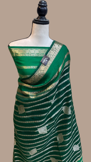 Pure Kora Handloom Banarasi Saree - The Handlooms