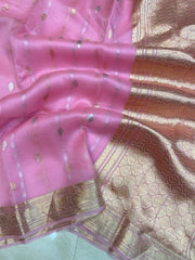 Pure Kora Handloom Banarasi Saree - The Handlooms