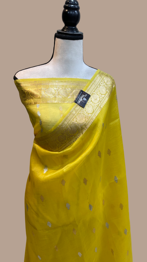 Pure Kora Handloom Banarasi Saree - The Handlooms