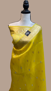 Pure Kora Handloom Banarasi Saree - The Handlooms