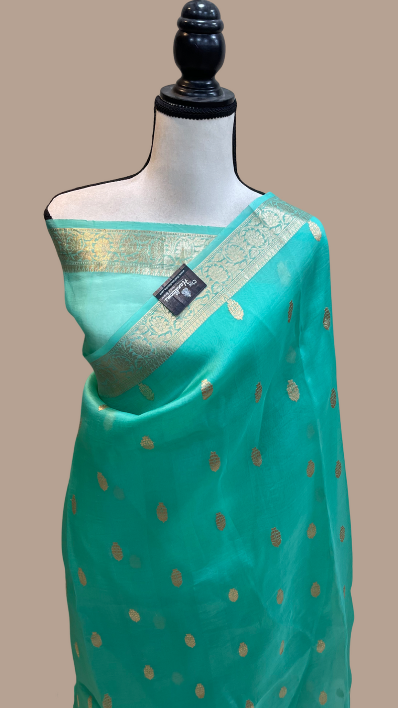Pure Kora Handloom Banarasi Saree - The Handlooms